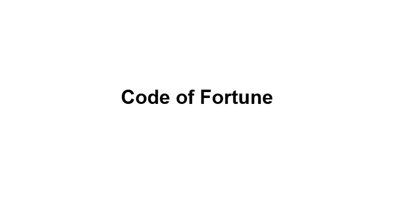 Code of Fortune main thumbnail