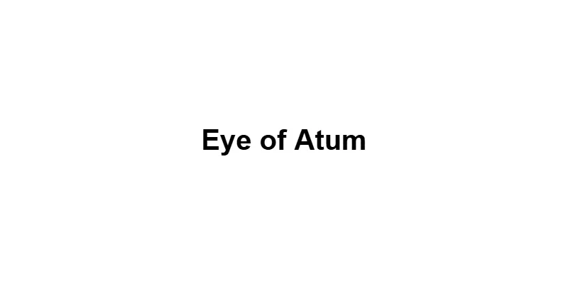 Eye of Atum main thumbnail