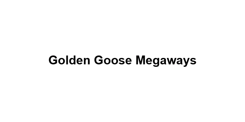 Golden Goose Megaways main thumbnail