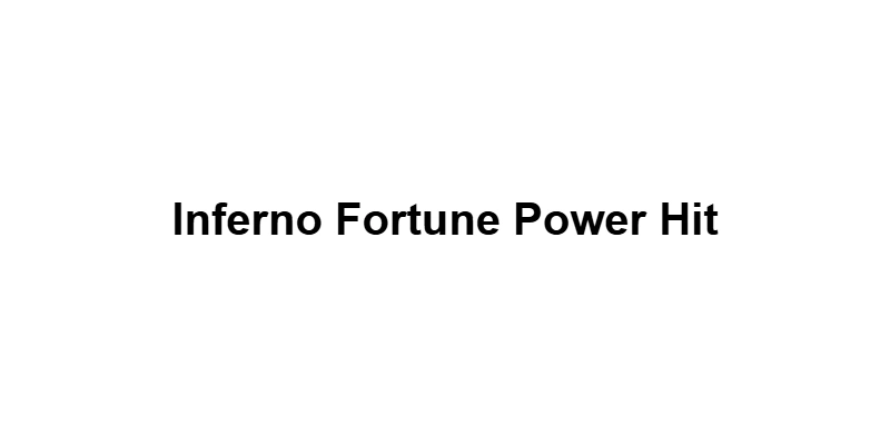 Inferno Fortune Power Hit main thumbnail