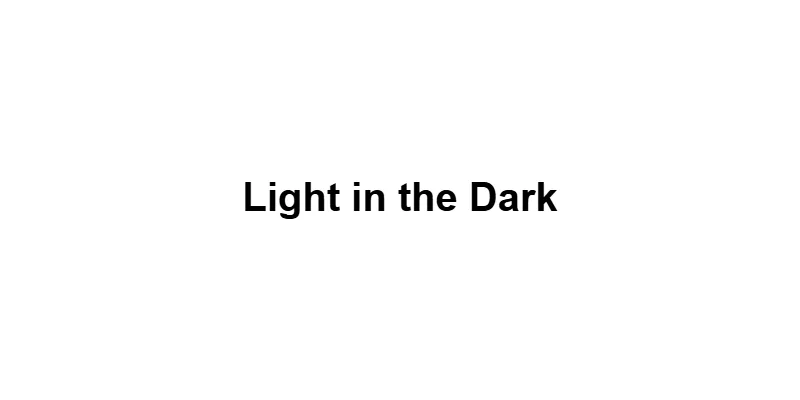 Light in the Dark main thumbnail
