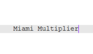 Miami Multiplier