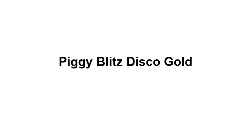 Piggy Blitz Disco Gold main thumbnail