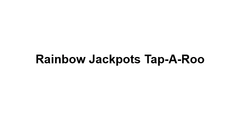 Rainbow Jackpots Tap-A-Roo main thumbnail