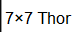 7×7 Thor