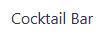 Cocktail Bar