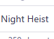 Night Heist