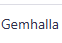Gemhalla