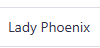 Lady Phoenix 