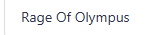 Rage Of Olympus