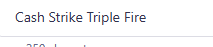 Cash Strike Triple Fire