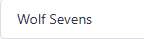 Wolf Sevens