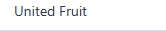 United Fruit