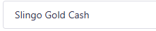 Slingo Gold Cash