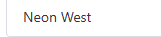 Neon West