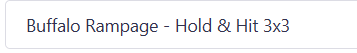 Buffalo Rampage - Hold & Hit 3x3 main thumbnail