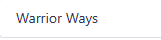 Warrior Ways