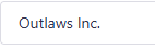 Outlaws Inc.