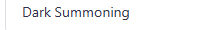 Dark Summoning