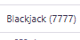 Blackjack (7777)