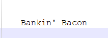 Bankin Bacon