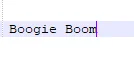 Boogie Boom