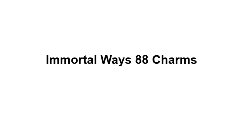 Immortal Ways 88 Charms main thumbnail