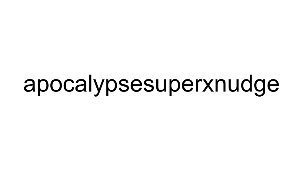 Apocalypse Super xNudge main thumbnail