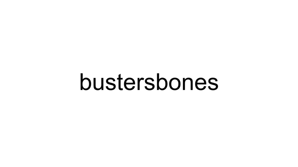 Buster's Bones main thumbnail