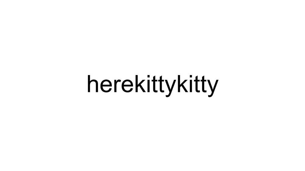 Here Kitty Kitty main thumbnail