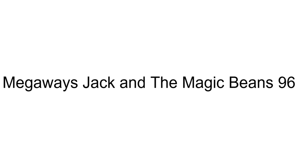 Megaways Jack and The Magic Beans 96 main thumbnail