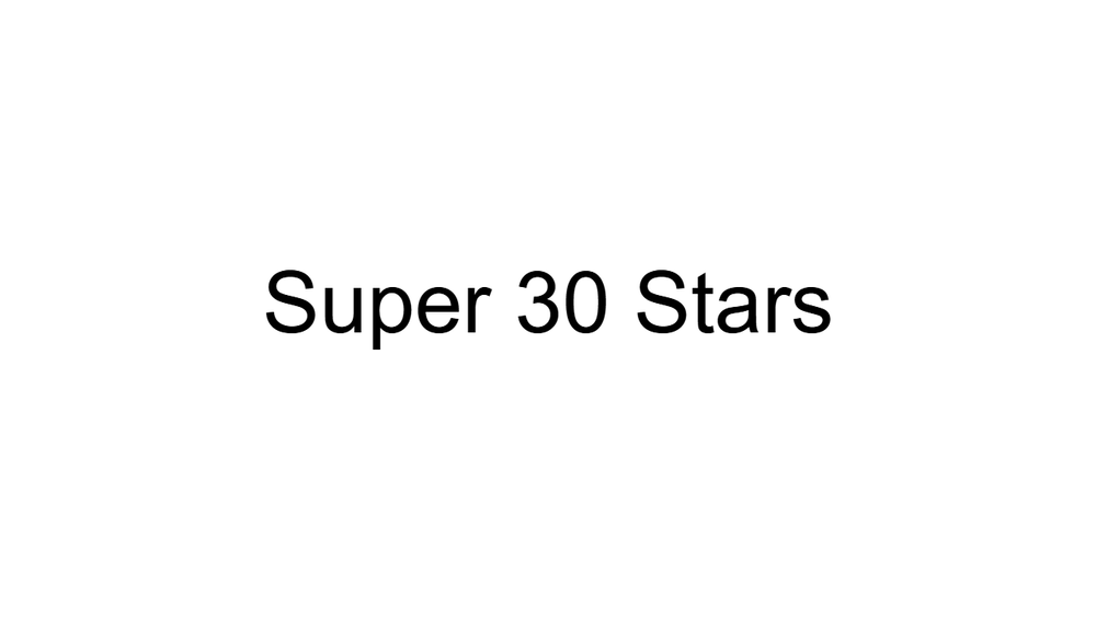 Super 30 Stars main thumbnail