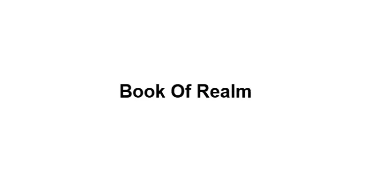 Book Of Realm