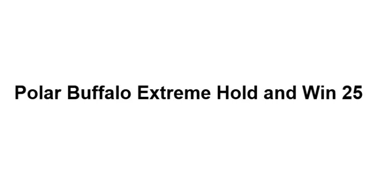 Polar Buffalo Extreme Hold and Win 25,000 (Christmas Games)