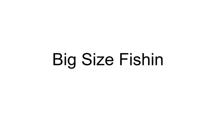 Big Size Fishin