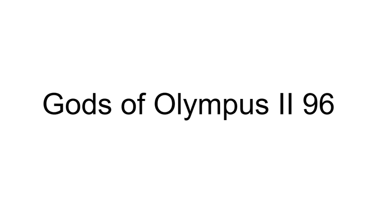 Gods of Olympus II 96