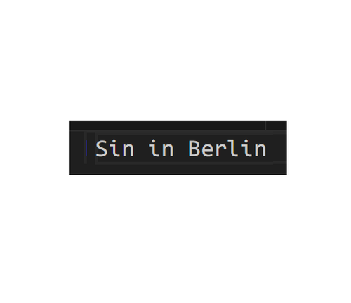 Sin in Berlin