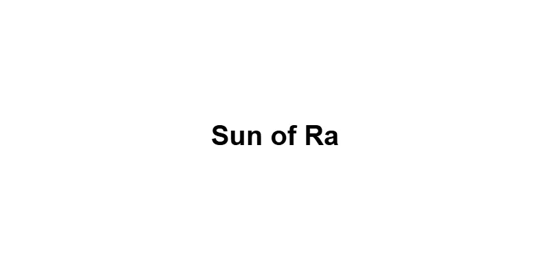 Sun of Ra main thumbnail