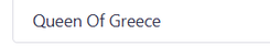 Queen Of Greece