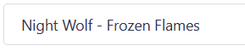 Night Wolf - Frozen Flames