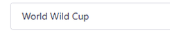 World Wild Cup 